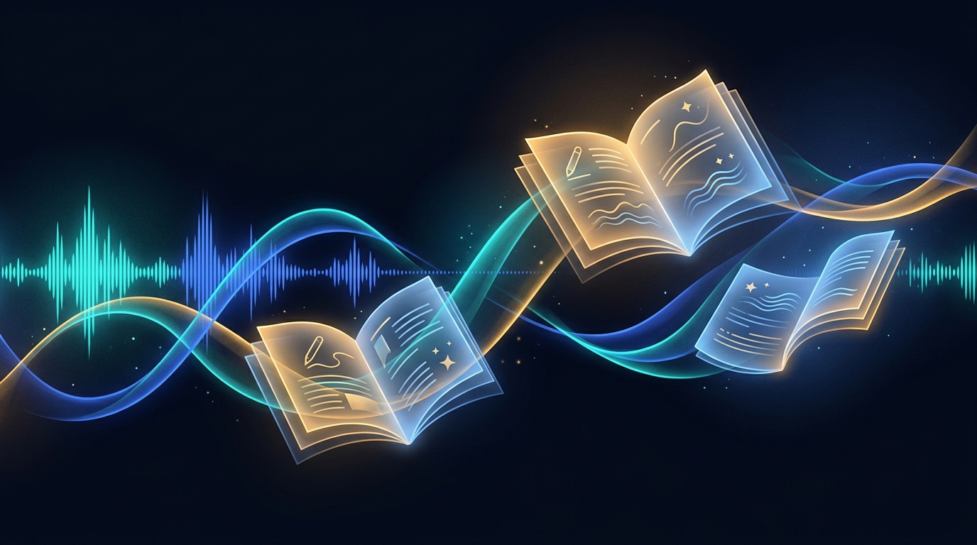 Editorial artwork for TalesBlend.com: A Name for the New Era of Storytelling